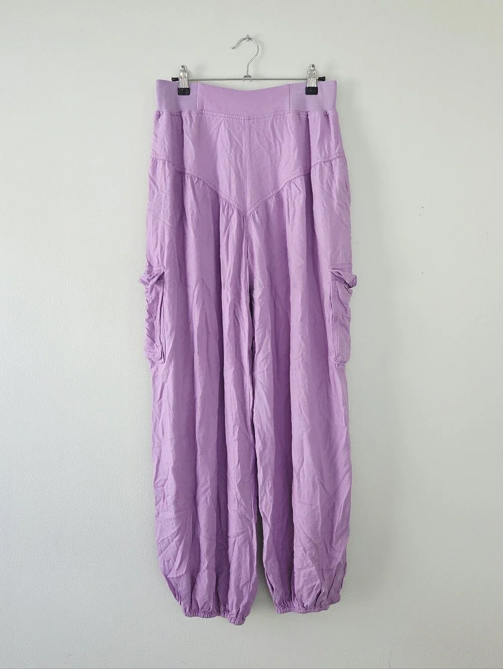 Free People FP Movement Final Stretch Pants Chive Blossom Lavender XS